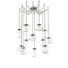 Hammerton SNB0069-12-BS-ZC-CH2-L1 - Cosmos LED Multi Light Pendant Beige Silver