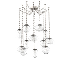 Hammerton SNB0069-12-BS-ZC-CH3-L3 - Cosmos LED Multi Light Pendant Beige Silver