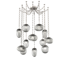 Hammerton SNB0069-12-BS-ZS-CH2-L3 - Cosmos LED Multi Light Pendant Beige Silver