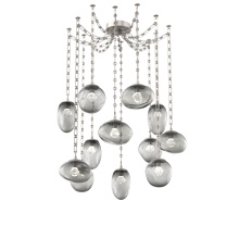 Hammerton SNB0069-12-BS-ZS-CH3-L3 - Cosmos LED Multi Light Pendant Beige Silver