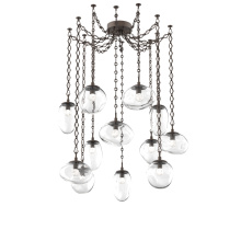 Hammerton SNB0069-12-FB-FC-CH1-L1 - Cosmos LED Multi Light Pendant Flat Bronze