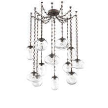 Hammerton SNB0069-12-FB-ZC-CH1-L1 - Cosmos LED Multi Light Pendant Flat Bronze