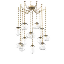Hammerton SNB0069-12-GB-FC-CH3-L1 - Cosmos LED Multi Light Pendant Gilded Brass