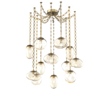 Hammerton SNB0069-12-GB-GA-CH2-L1 - Cosmos LED Multi Light Pendant Gilded Brass