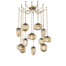 Hammerton SNB0069-12-GB-GB-CH1-L1 - Cosmos LED Multi Light Pendant Gilded Brass
