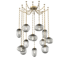Hammerton SNB0069-12-GB-GS-CH1-L3 - Cosmos LED Multi Light Pendant Gilded Brass