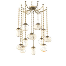 Hammerton SNB0069-12-GB-ZA-CH2-L3 - Cosmos LED Multi Light Pendant Gilded Brass