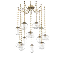 Hammerton SNB0069-12-GB-ZC-CH1-L3 - Cosmos LED Multi Light Pendant Gilded Brass