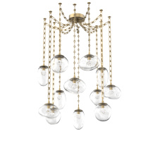 Hammerton SNB0069-12-GB-ZC-CH3-L3 - Cosmos LED Multi Light Pendant Gilded Brass