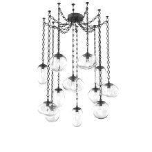Hammerton SNB0069-12-MB-GC-CH1-L1 - Cosmos LED Multi Light Pendant Matte Black