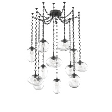 Hammerton SNB0069-12-MB-ZC-CH1-L3 - Cosmos LED Multi Light Pendant Matte Black
