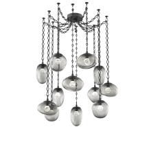 Hammerton SNB0069-12-MB-ZS-CH1-L1 - Cosmos LED Multi Light Pendant Matte Black