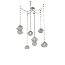 Hammerton SNB0089-06-BS-S-CH3-L3 - Mesa Multi Light Pendant Beige Silver
