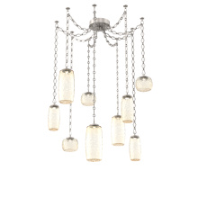 Hammerton SNB0091-09-BS-A-CH1-L3 - Vessel Multi Light Pendant Beige Silver
