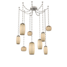 Hammerton SNB0091-09-BS-B-CH1-L1 - Vessel Multi Light Pendant Beige Silver