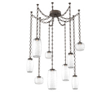 Hammerton SNB0091-09-FB-C-CH1-L3 - Vessel Multi Light Pendant Flat Bronze