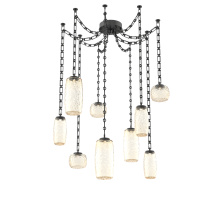 Hammerton SNB0091-09-MB-A-CH3-L1 - Vessel Multi Light Pendant Matte Black