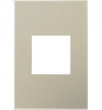 Legrand AWP1G2TM6 - adorne Titanium One-Gang Screwless Wall Plate with Microban