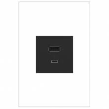 Legrand ARUSB2AC6G4 - adorne Ultra-Fast USB Type-A/C Outlet Module, Graphite