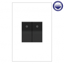 Legrand ASPD1531G4 - adorne Paddle Switch, Half-Size, Graphite, with Microban