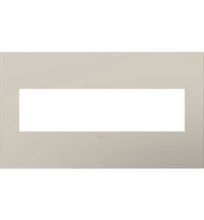 Legrand AWP4GGG4 - adorne Greige Four-Gang Screwless Wall Plate
