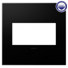 Legrand AWP2GGR4 - adorne Graphite Two-Gang Screwless Wall Plate with Microban