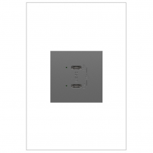 Legrand ARUSB30PDM4 - adorne Ultra-Fast Plus Power Delivery USB Type-C/C Outlet Module, Magnesium