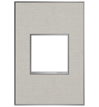Legrand AWM1G2TL4 - adorne True Linen One-Gang Screwless Wall Plate