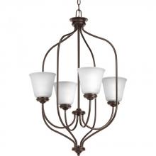 Progress P3891-20 - Keats Collection Four-Light Foyer Chandelier