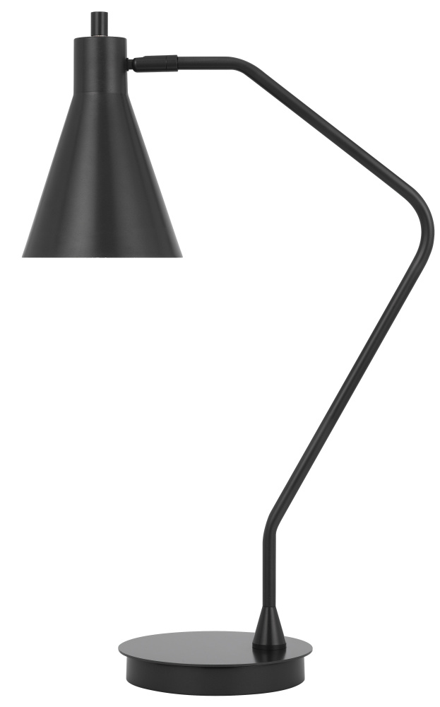 Type A led bulb 12W max. Capstone task metal table lamp with swivel shade