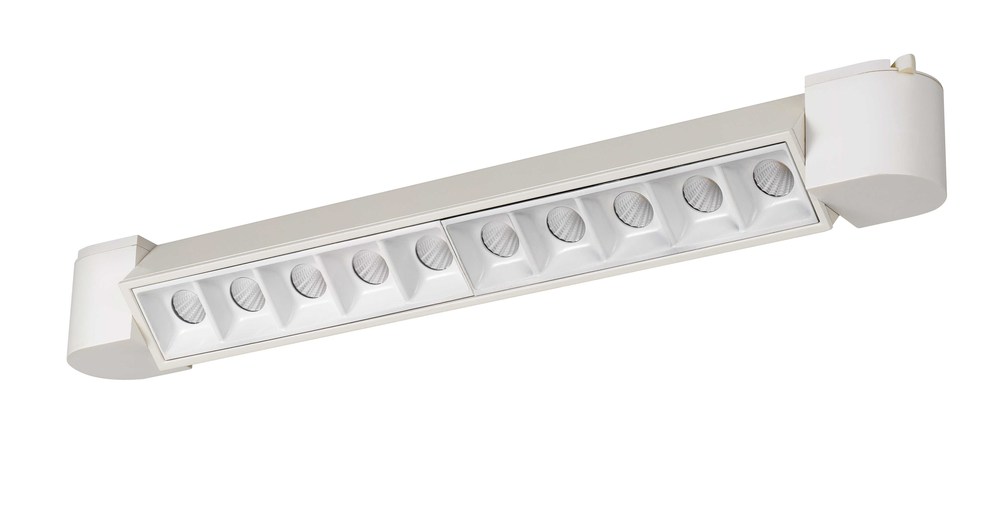 Dimmable integrated LED 60W, 3024 Lumen, 85 CRI, 3000K, 3 Wire Wall Wash Track Fixture