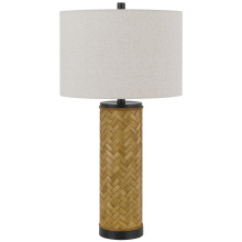 CAL Lighting BO-3261TB - 150W 3 way Rattan table lamp