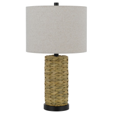 CAL Lighting BO-3262TB - BOHO 100W Seagrass table lamp