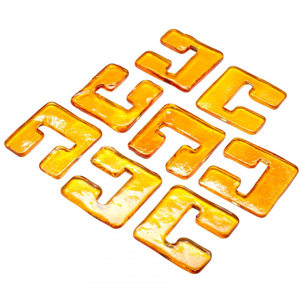 Glass Links 04981 | Orange