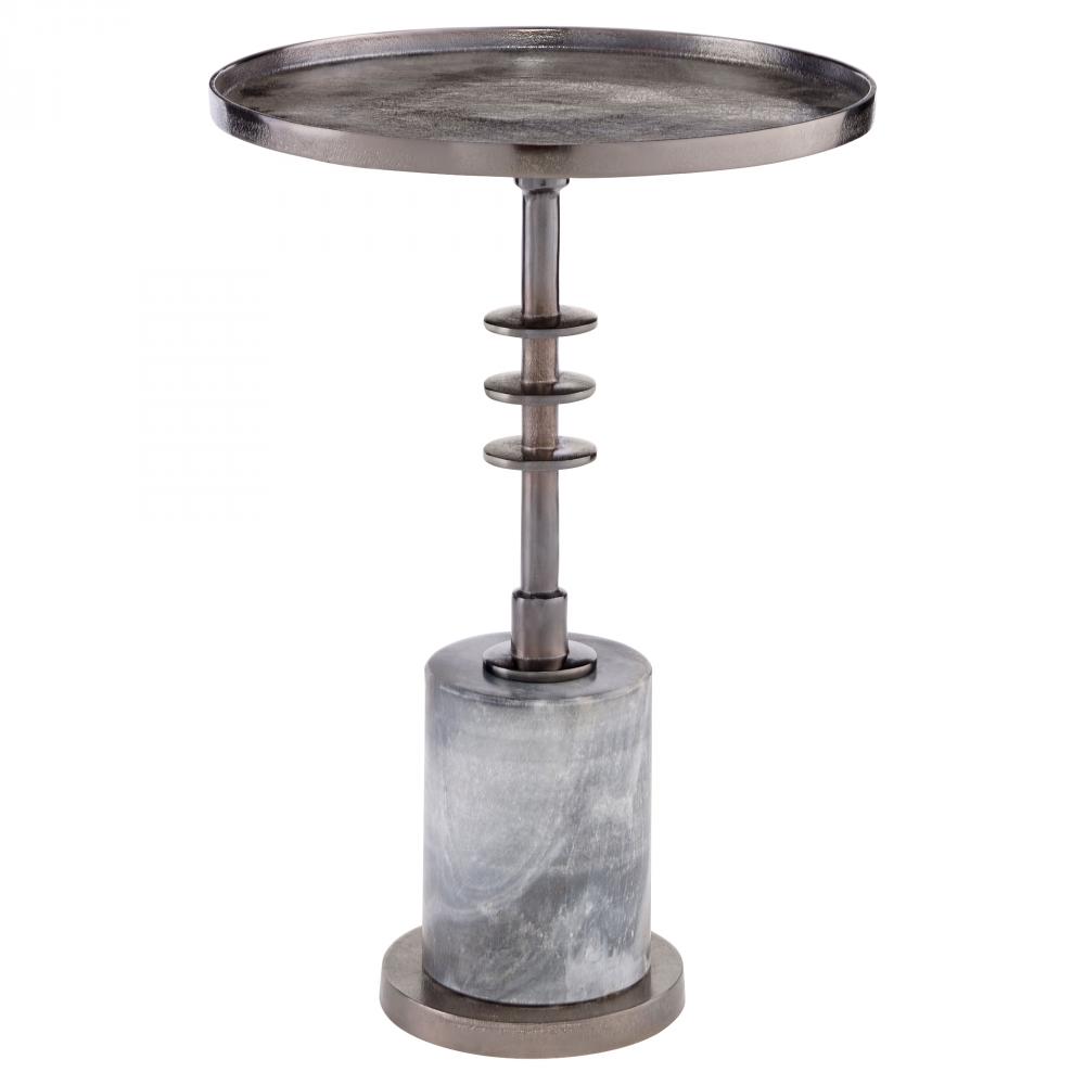 Jetson Accent Table Designed by J Kent Martin Blackened Nickel