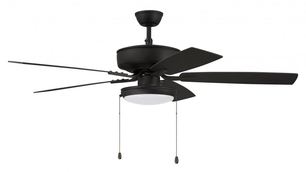 Pro Plus 119 52" 5-Blade Ceiling Fan in Espresso w/ Espresso/Walnut Blades