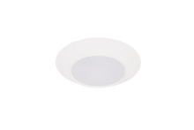 Craftmade X9306-W-LED-5CCT - Slim Line 6" (7.5" Overall) 1 Light LED Flush in White; 5CCT Selectable 2700-5000K