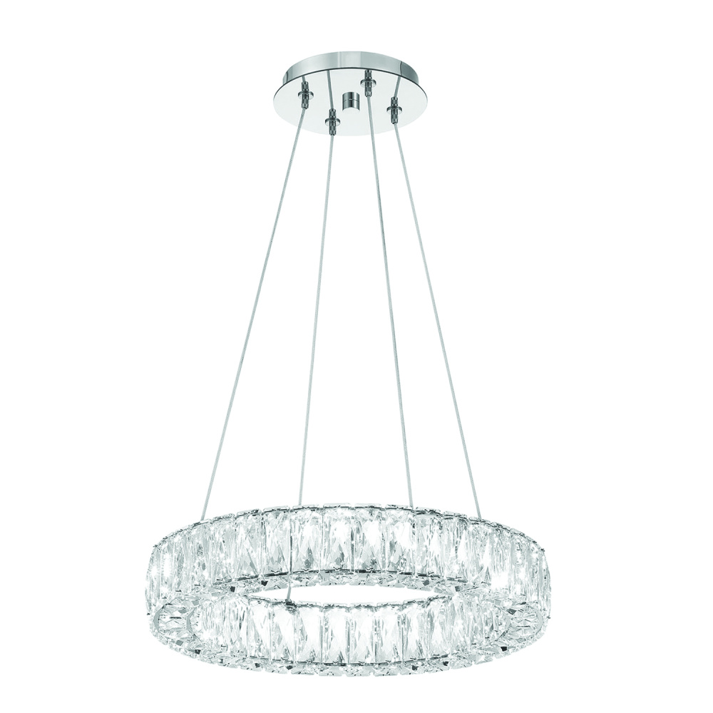 Kinsley LED Polished Chrome Chandelier