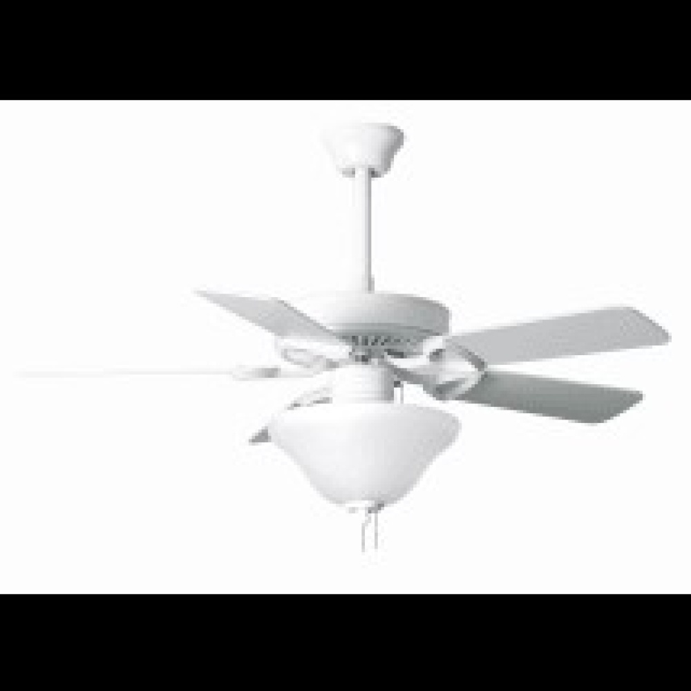 America - Ceiling Fan - Made In Taiwan - White - Light Kit - 42" Blades