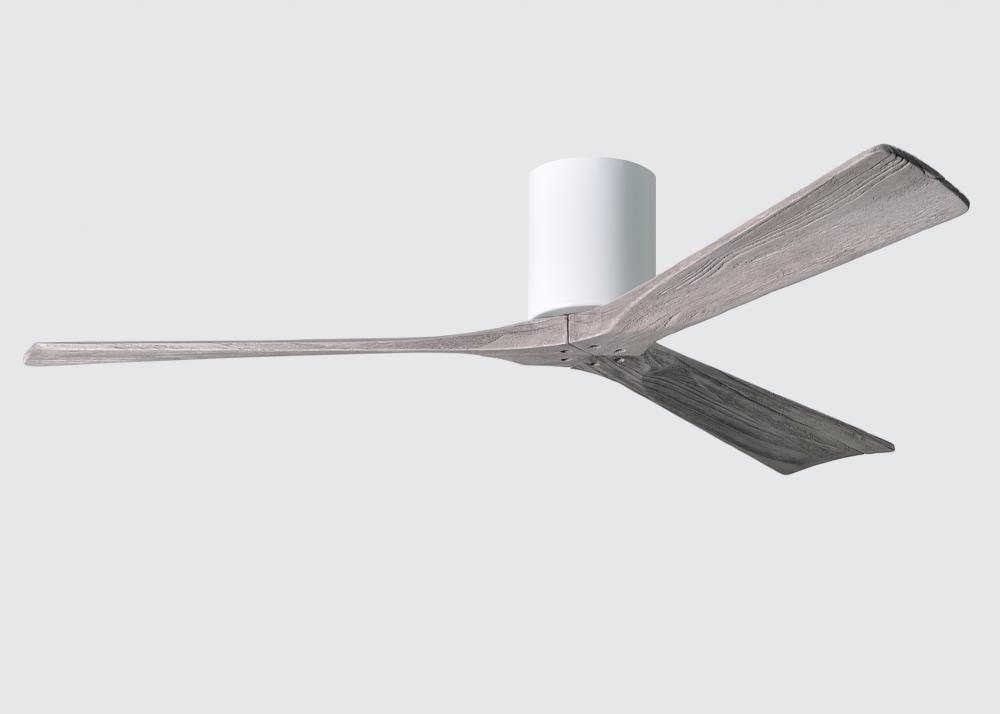 Irene - 3H - White - Barn Wood Tone Blades - 60" Blades