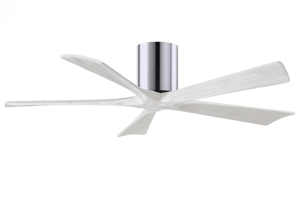 Irene - 5H - Polished Chrome - Matte White - Blades - 52" Blades