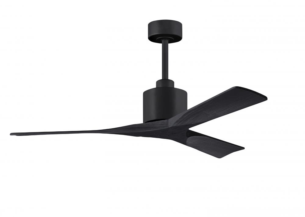 Nan - 52" Ceiling Fan - Matte Black Finish - Matte Black Blades