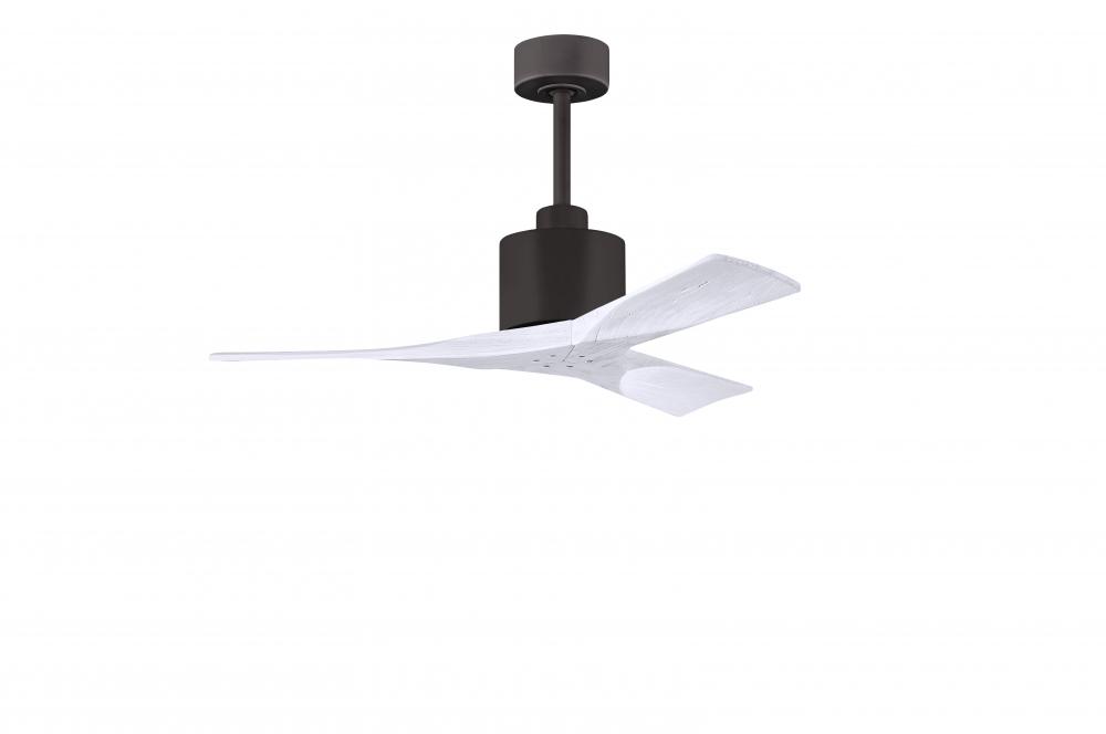 Nan - 42" Ceiling Fan - Textured Bronze Finish - Matte White Blades