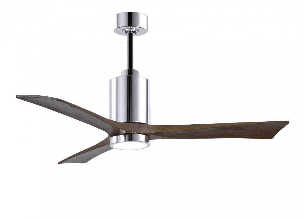 Patricia - 3 - 52" Three Blade Ceiling Fan - 5CCT Integrated LED - Polished Chrome Finish