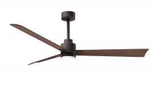 Matthews Fan Company AKLK-TB-WN-56 - Alessandra-56" Three Blade Transitional Ceiling Fan-5CCT Integrated LED-Textured Bronze Finish
