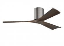 Matthews Fan Company IR3H-BP-WA-52 - Irene - 3H - Brushed Pewter - Walnut Tone Blades - 52" blades