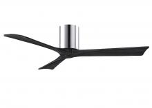 Matthews Fan Company IR3H-CR-BK-52 - Irene - 3H - Polished Chrome - Matte Black Blades - 52" Blades