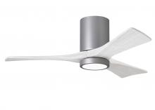 Matthews Fan Company IR3HLK-BN-MWH-42 - Irene - 3HLK - Brushed Nickel - Matte White Blades - 42" Blades