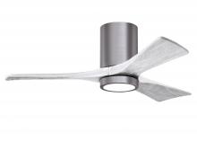 Matthews Fan Company IR3HLK-BP-MWH-42 - Irene - 3HLK - Brushed Pewter - Matte White Blades - 42" Blades