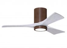Matthews Fan Company IR3HLK-WN-MWH-42 - Irene - 3HLK - Walnut Tone - Matte White Blades - 42" Blades